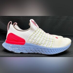 Nike React Phantom Run Flyknit 2 ‘Confetti’ FD0879-001 Women’s Size 8.5
